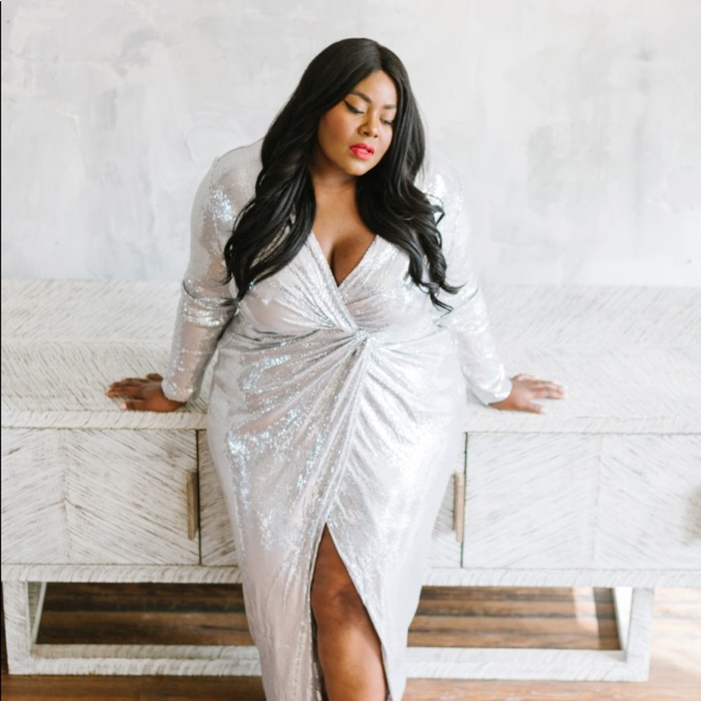 NWT Jason Wu X Eloquii Sequin Wrap Gown Sz 20